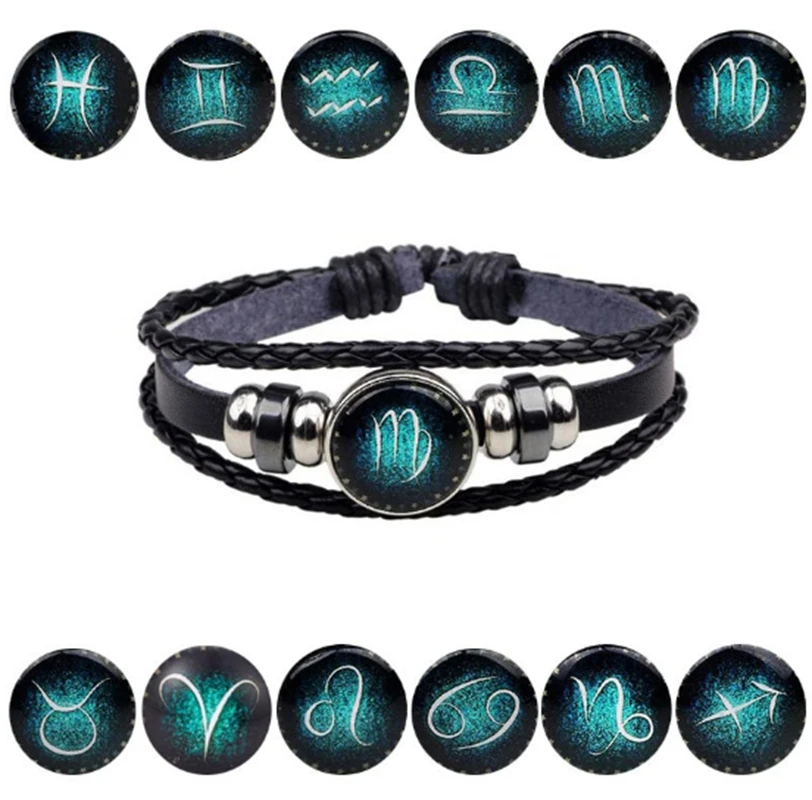 Браслет armbanen Voor Vrouwen новинка 2019 12 светящихся браслетов с созвездием