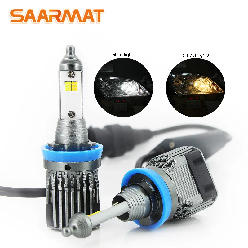 2x Led car H11 H8 9003 HB2 Bulbs H1 H3 H4 H7 9005 HB3 font b