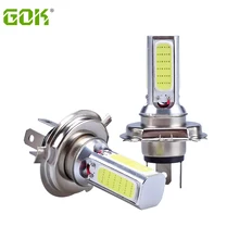 10X Автомобильный светодиодный H4 H7 H11 9006 9005 cob высокой Мощность противотуманных фар 20 Вт H4 COB светодиодный автомобиль мотоцикл лампа светодиодная подсветка для машины противотуманная фара