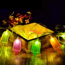 YINGTOUMAN теплый белый для леденца Тип вилки лампа светодиодный свет шнура Рождество праздник свадьба декоративная подсветка для вечеринки 5 м 30 светодиодный