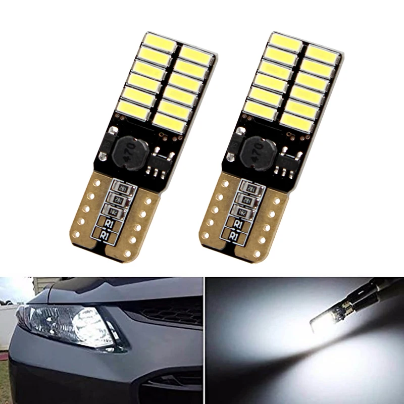 t10 w5w White LED 24 smd4
