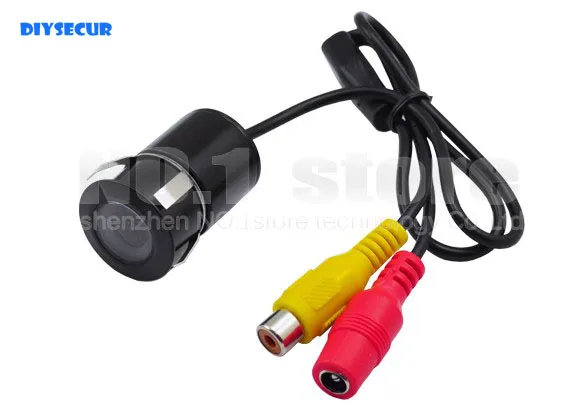 DIYSECUR 12V DC 120 degree Mini Color CMOS Reverse Backup Car Rear View font b Camera