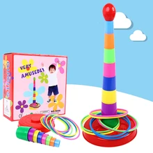 1 компл. из Пластик кольцеброс Quoit шумиха Семья Indoor/Outdoor/сад игры игрушки