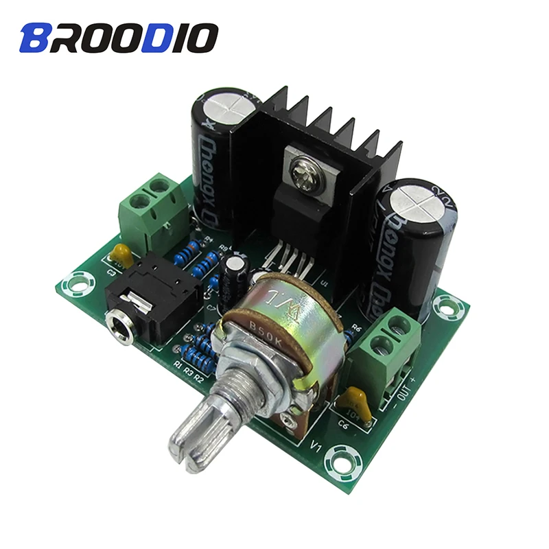 

TDA2030A Audio Amplifier Board Mono 18W Power Amplifiers DIY DC/AC 12V For Sound System Speaker Home Theater