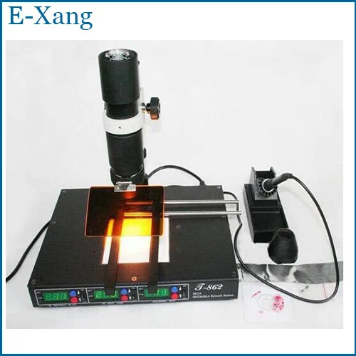 

PUHUI T-862 T862 3IN1 Digital Infrared Rework Reflow Soldering Station Use for Welding on Mobile phone/digita camera