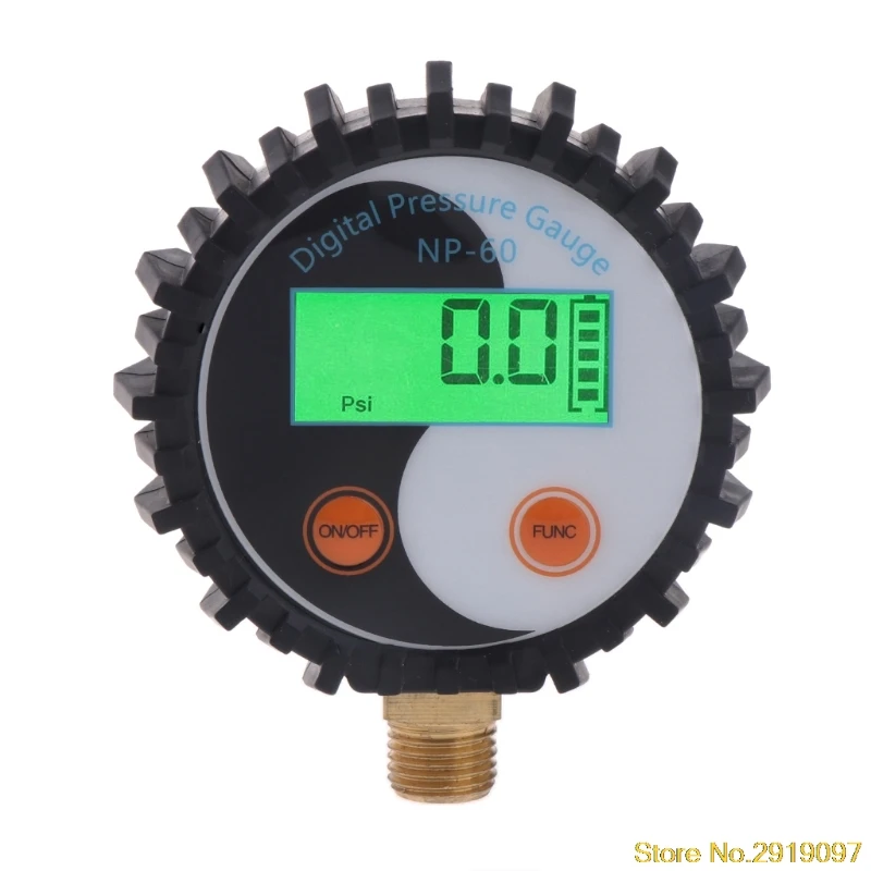 

Digital Gas Pressure Gauge 0-10 Bar G1/4 Battery Power Tester Detector 0~145psi Drop Shipping Support