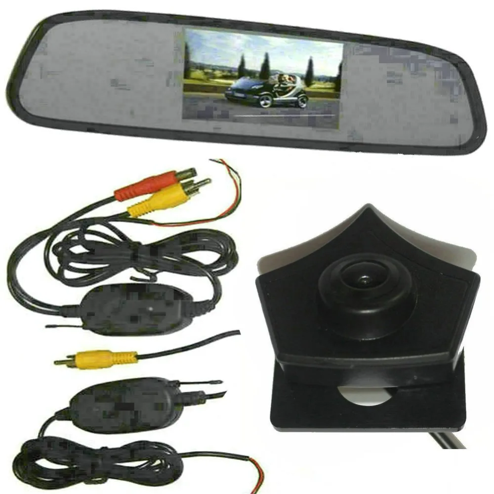 

ChuangQian CCD Car Front View Camera 4.3" TFT Rear View Mirror Monitor Screen For Mazda 2 3 5 6 RX8 CX-7 CX-9 MX5 MX6 MPV Miata