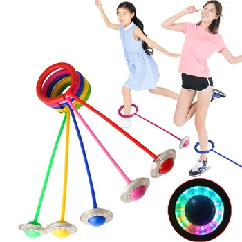 

2Pcs Outdoor Fun Sports Toys Anti Lost Child Kids Led Light Twist on Jumping Jump Ropes Sports Swing Ball Flashing Skip Ball