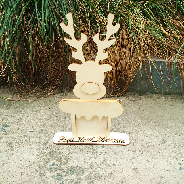 1 set 3d laser cut days until christmas reindeer sign craft blank large plaque christmas decorations - Large Reindeer Christmas Decorations 1 set 3d laser cut days until christmas reindeer sign craft blank large plaque christmas decorations - Large Reindeer Christmas Decorations