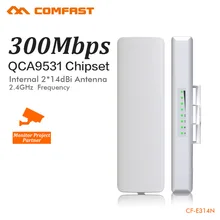 COMFAST Wireless Outdoor Bridge 3-5KM Long Rang Network Monitoring CPE Client Receive WIFI Signal Extender Transmission CF-E314N