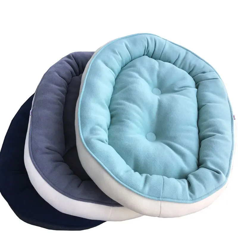 teddy oval dog bed