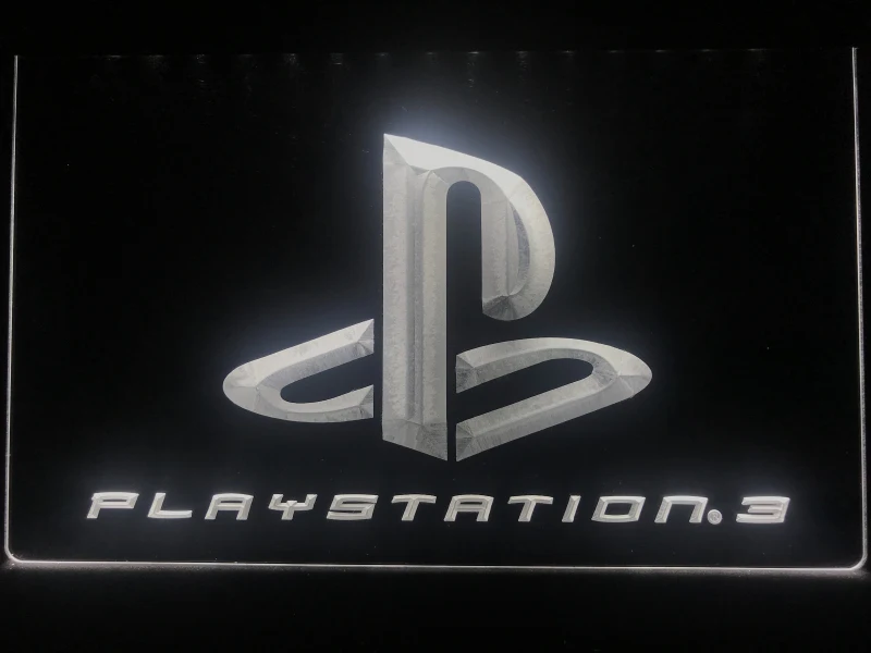 E009 игровой светодиодный неоновый знак для Playstation PS3