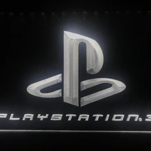 E009 игровой светодиодный неоновый знак для Playstation PS3