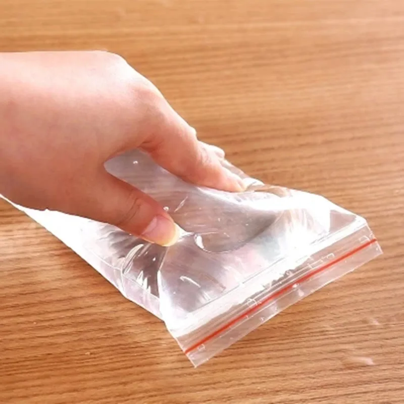 

2019 Heavy-Duty Various Sizes Reclosable Plastic Packaging Bags Zip Lock Plastic Bags Zipper Clear Zip lock bags(pack of 100)