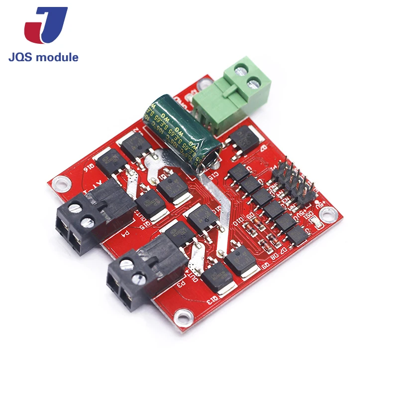 

2 Channel CH Dual H-bridge DC Motor Driver Module Positive / Negative Rotate PWM Regulation Optocoupler Isolation L298 7A 160W