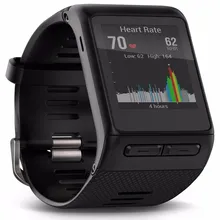 Garmin VivoActive HR монитор сердечного ритма черный Обычный размер 010-01605-03 Велоспорт Бег плавать Гольф прогулки часы