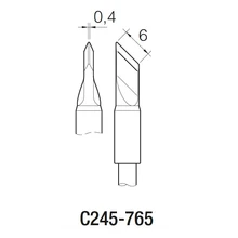 Embouts de soudage à section Oblique JBC C245-765(China)
