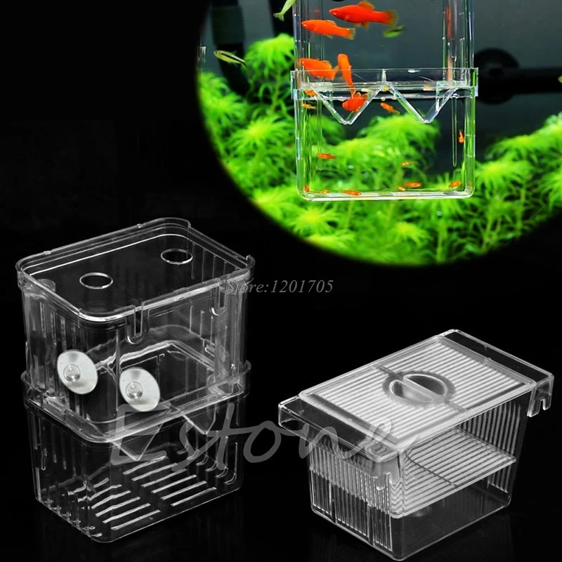 

Aquarium Fish Breeding Hatchery Young Fish Incubator Breeder Isolation Box Tank