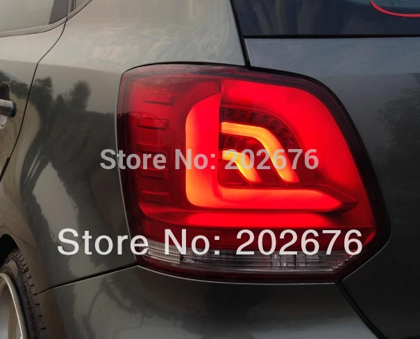 DLAND для 2010 2018 POLO 6R GTI Автомобильный светодиодный задний фонарь в сборе полный