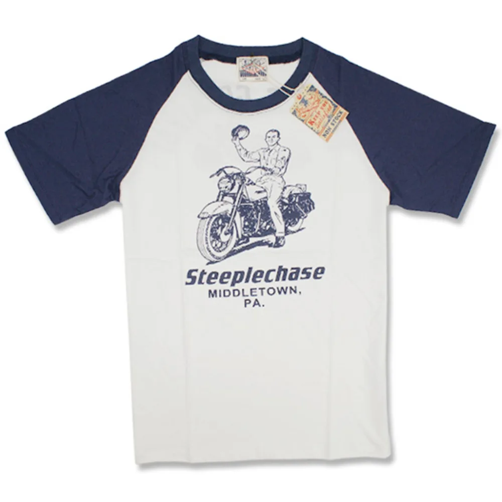 

2018 Summer New Men's Vintage Soldier T-shirt USA Style Casual Cotton Slim Fit Motorcycle t Shirt Top Fashion Clothing Non Stock