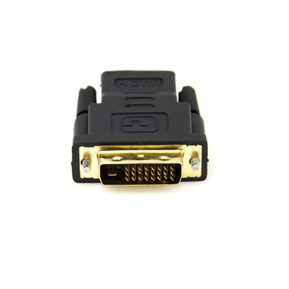 Кабель адаптер DVI 24 + 1 HDMI позолоченный штекер 24k Переходник гнездо 1080P для монитора