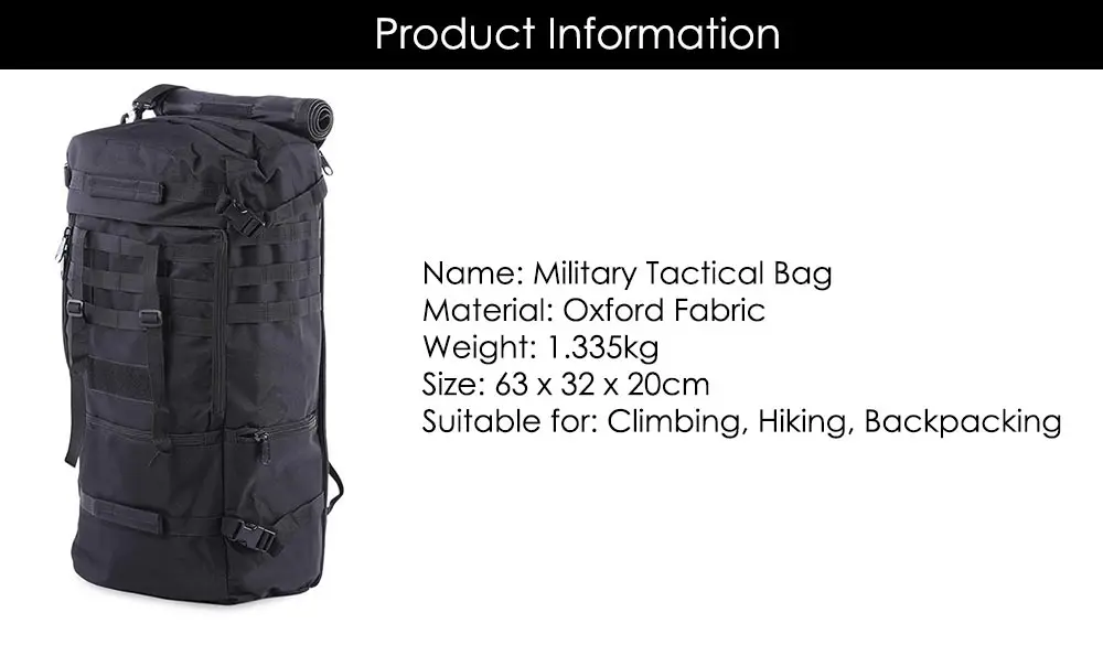 Military Molle Bag Camping Tactical Backpack Men Large Backpacks  (3)