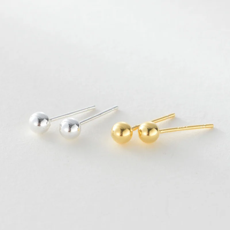 Girls Purse Colorful Ear Studs 925 Sterling Silver