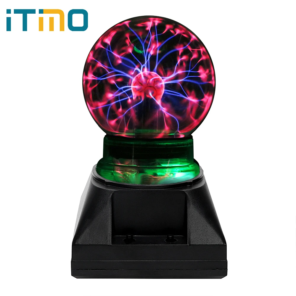 

iTimo Magic Plasma Light Crystal Plasma Ball Novelty Lighting Gift For New Years Creative Electrostatic induction Sphere Light
