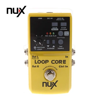 

NUX Loop Core Guitar Pedal 6 Hours Recording Time Guitar Effect Pedal Built-in Drum Patterns Guitar Parts&Accessories