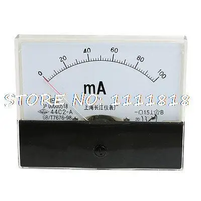 Cheap Price Analog AC 0-100MA Scale Range Milliampere Ammeter Panel