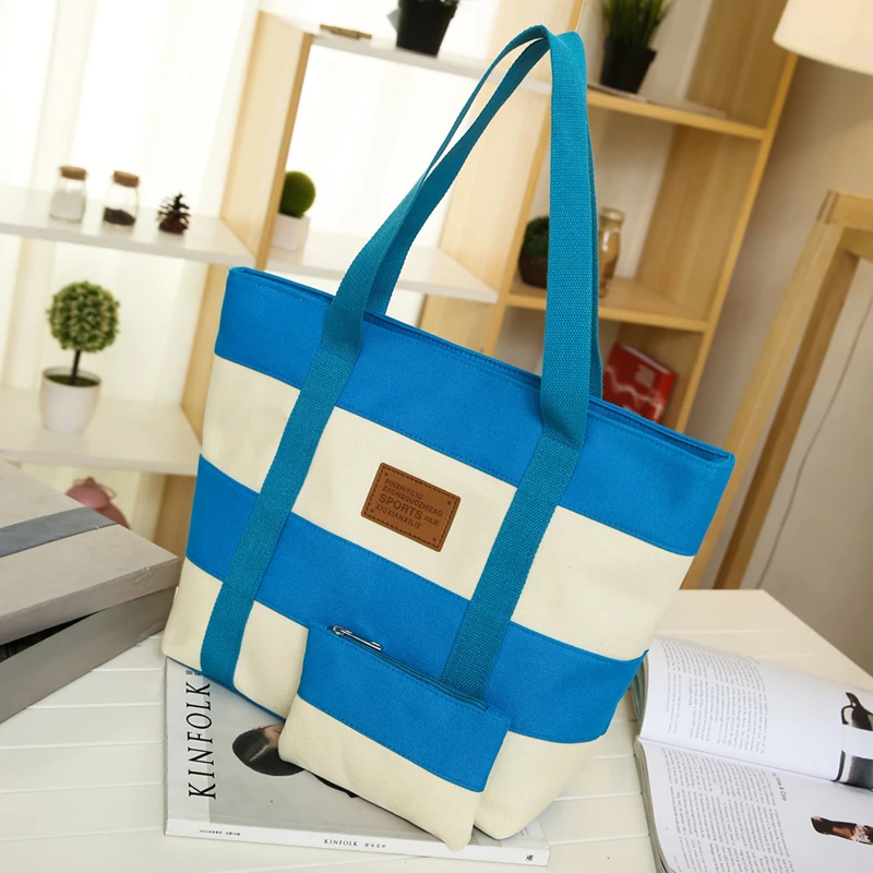 Роскошные сумки, женские сумки, дизайнерские сумки, высокое качество, холщовые повседневные сумки-тоут, сумки на плечо, женские сумки, женская сумка, Bolsa Feminina - Цвет: Синий