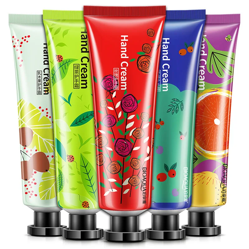 

BIOAQUA Plant Flavor Hand Cream Set Moisturizing Hydra Moisturizing Nourishing Anti-chapping Whitening Skin Care Set