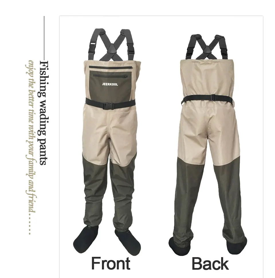 钓鱼鞋裤套装橡胶底鞋_15