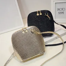 Neue Crossbody Schulter Frauen Messenger Bags Malen Helle Oberfläche Skala Muster Welle Styling Tasche