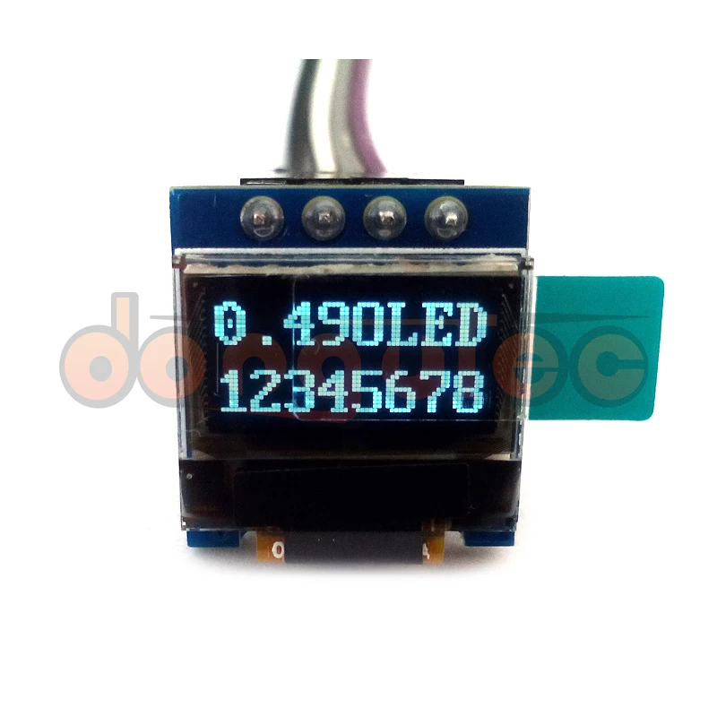 

0.49 inch 4PIN White OLED screen SSD1306 Drive IC 64*32 QT1306P24 Cable IIC Interface 64x32 oled display module