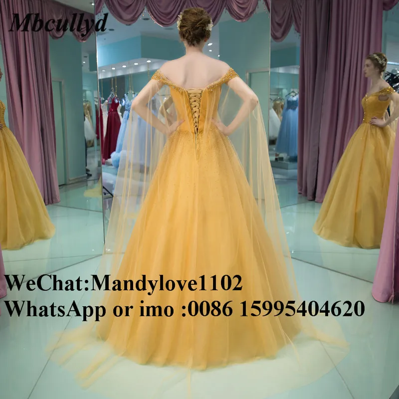 Элегантные платья mbculyd Quinceanera желтого цвета пышное платье трапециевидной формы с