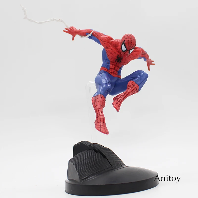 Spiderman Series Spider-Man PVC Action Figure Collectible Model Toy 15cm KT3711