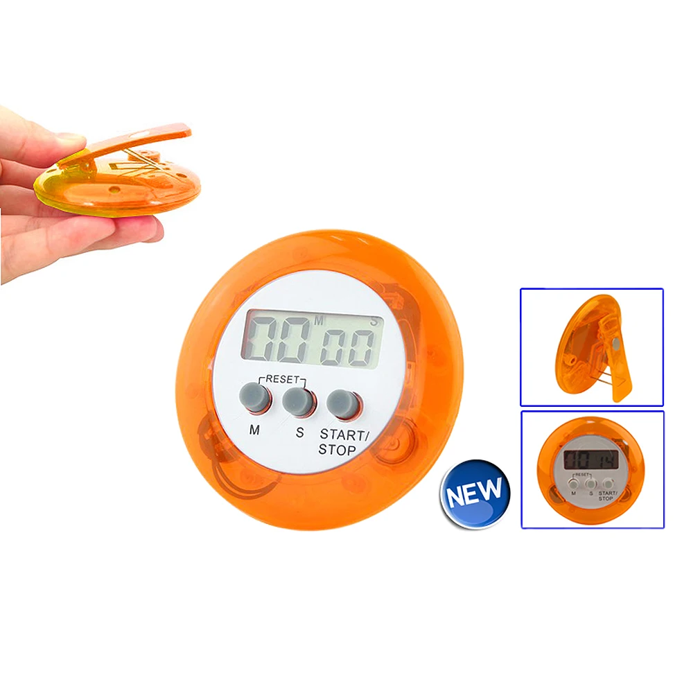 Buy Digital LCD Timer Kitchen Cooking Countdown Orange