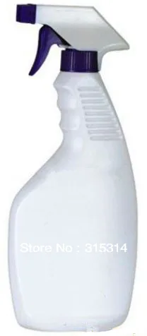 

500ml 16OZ empty white pe Sprayer, platic stream bottle with trigger ,adjustable nozzle