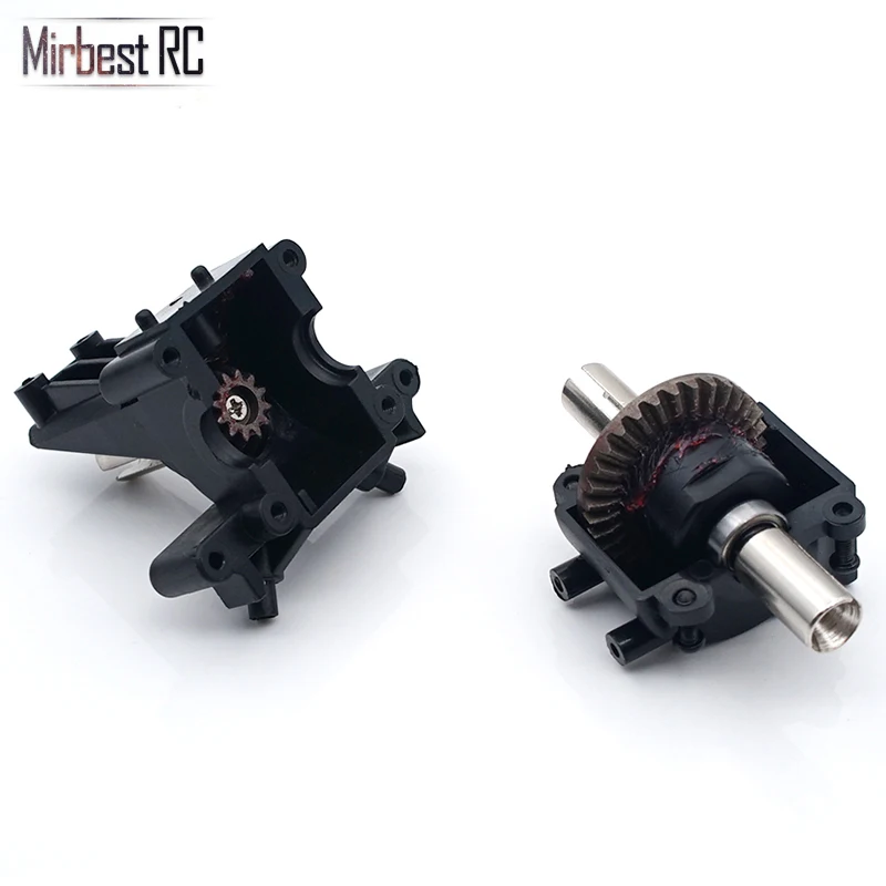 Mirbest RC diy запчасти для Wltoys 12428 части 12423 RC части автомобиля металлический редуктор дифференциальная передняя волна коробка 12428 аксессуары для обновления