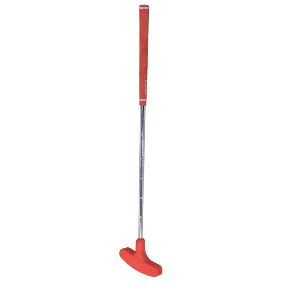 CRESTGOLF 1 шт. мини-Клюшки для гольфа с резиновой головкой для клюшки и стальным валом для гольфа размер на заказ мяча для гольфа - Цвет: orange