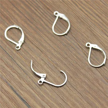 

Stainless Steel 15x11mm Simple Earring Hooks DIY Jewelry Making Accessories Earring Findings Earrings Clasps Hooks 30pcs/lot