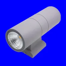 6 шт./лот 20 Вт COB светодиодный фонарик Теплый Холодный белый вверх и вниз светодиодный настенный светильник 2x10 Вт COB AC85-265V черный Gary ONDENN