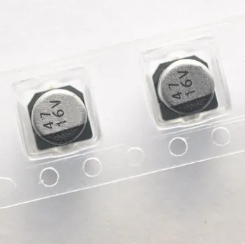 

100pcs 16V 47UF 47UF 16V 5x5.4mm SMD Aluminum Electrolytic Capacitor