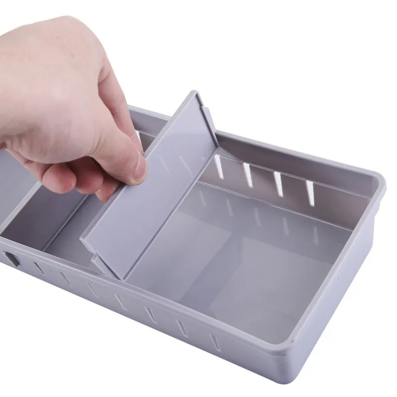 Творческий DIY Регулируемый ящик организатор кухня доска делитель доска коробка для хранения столовой посуды