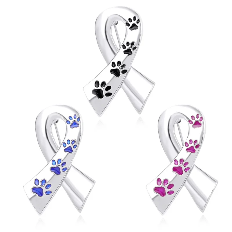 

Paws Brooch Pins Stand Against Animal Abuse Awareness Pin Dog Claw "Prevent Animal Cruelty" Awareness Pin