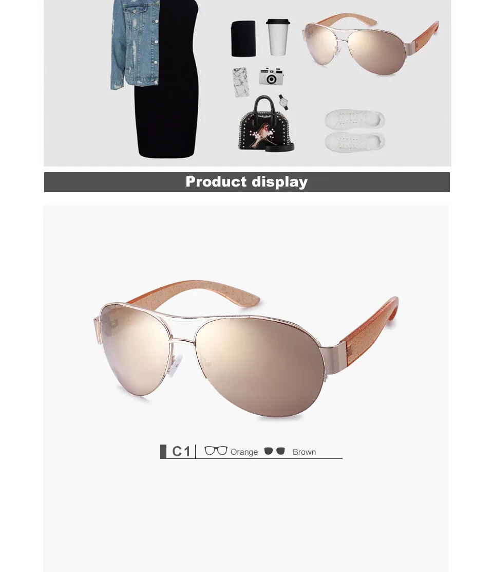Phoemix Pilot Солнцезащитные очки с большой оправой винтажные женские мужские брендовые дизайнерские женские блестящие новые модные очки из смолы UV400 для улицы