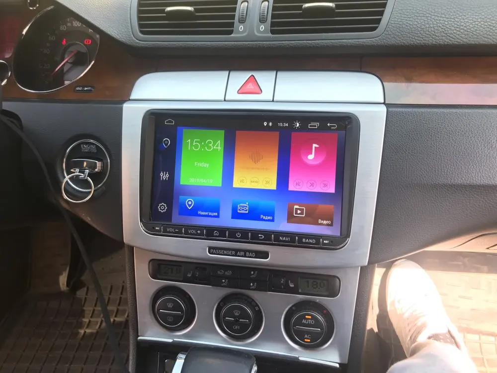 Flash Deal NaviFly Android 9.1 car GPS navigation dvd multimedia player for VW Volkswagen/PASSAT b6 b7/Golf 5 6/TOURAN/POLO/SHARAN/BORA 38