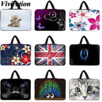 Viviration Zipper Prints Notebook Bag For HP Dell Huawei 10 13 15 17 Laptop Funda Chromebook Case Bag 12 11.6 14 Laptop Case Viviration Zipper Prints Notebook Bag For HP Dell Huawei 10 13 15 17 Laptop Funda Chromebook Case Bag 12 11.6 14 Laptop Case