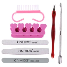 8 шт./компл. маникюрный набор пилка для ногтей вилка мертвой кожи для начинающих маникюрный набор для ухода за ногтями